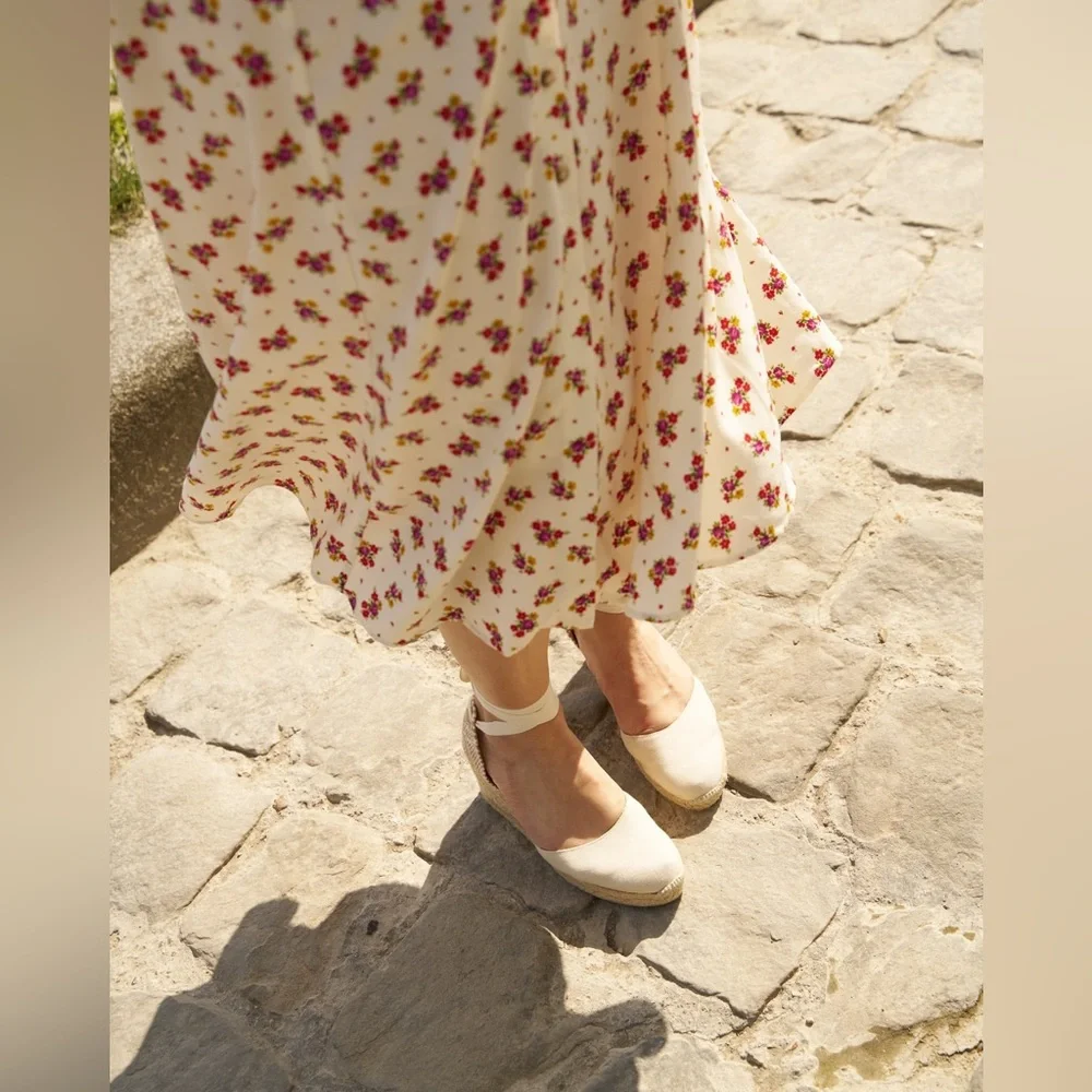 Sézane Ophelia Dress Viscose in Mindy Print FR 38 / US 6